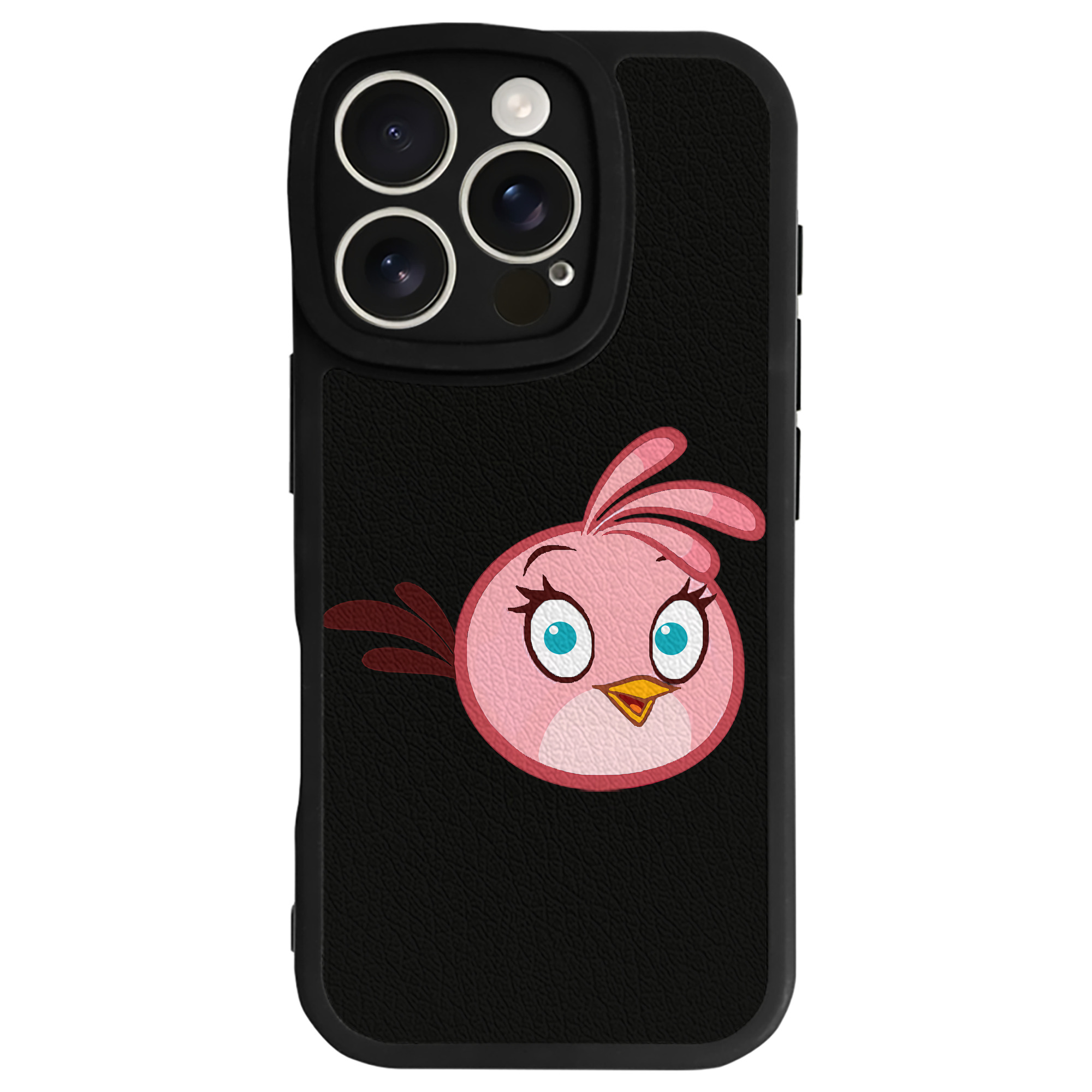 （画像用） Angry Birds アングリーバード 【iPhone 16シリーズ対応】シリコンスマホケース（レザー調） 材質：シリコン
